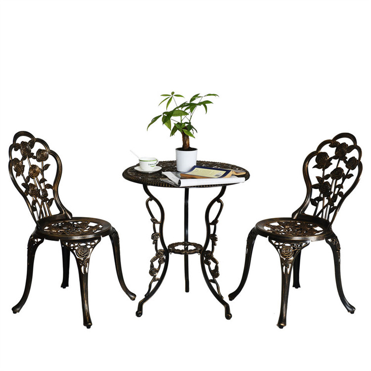 3-delni bistro set iz litega aluminija