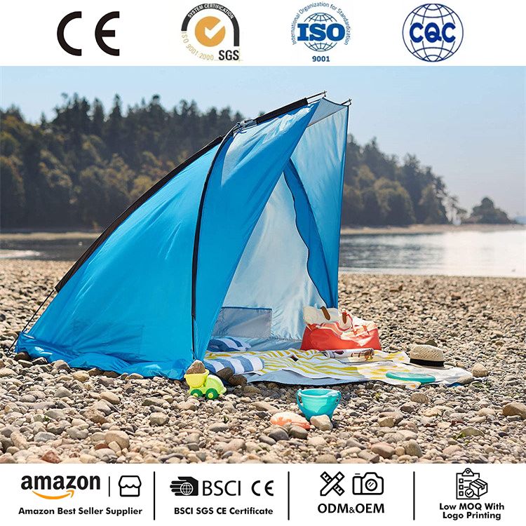 Prenosno zavetje za sončenje v senci za plažo
