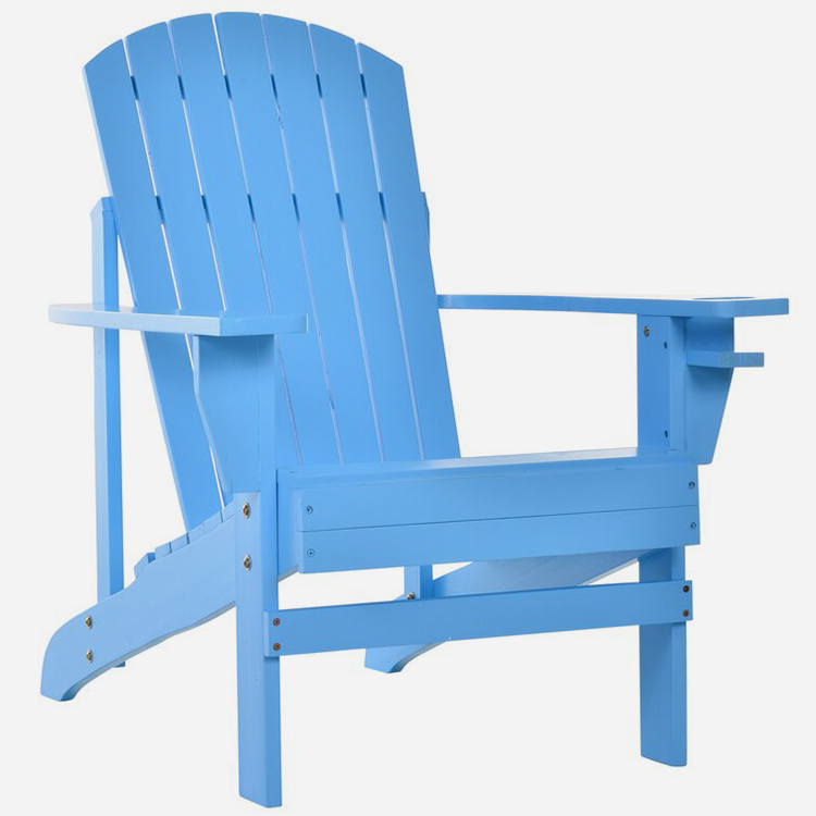 Zunanji leseni stol Adirondack