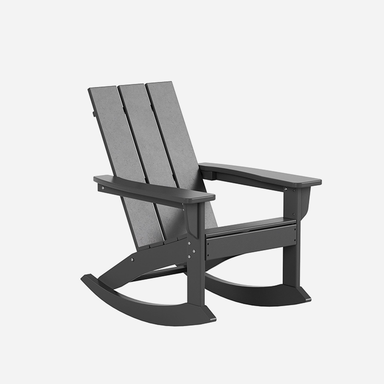 Sodobni plastični gugalni stoli Adirondack