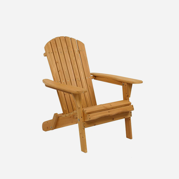 Zložljiv stol Adirondack za zunanjo teraso